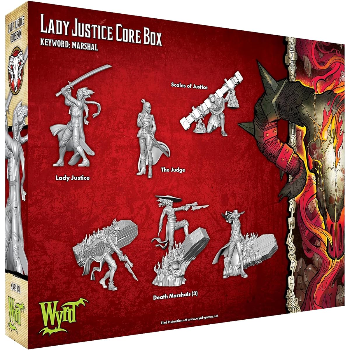 Malifaux Third Edition Lady Justice Core Box