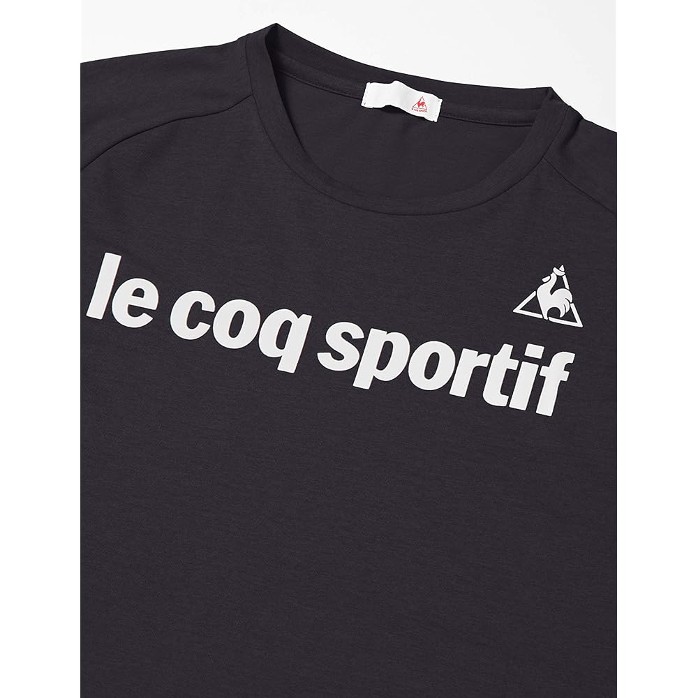 [Le Coq Sportif] Men's T-shirt, Short Sleeve Shirt, Sunscreen, Sweat Absorbent, Quick Drying, Cooling, T-shirt, UV Protection, UPF50+ Training