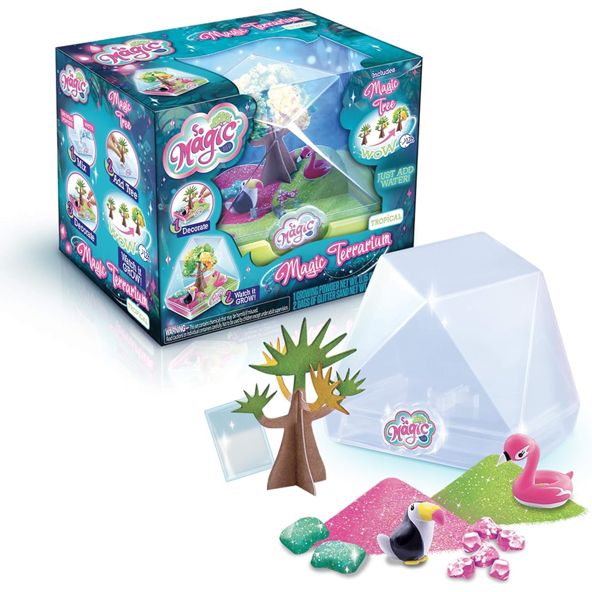 Canal Toys So Magic DIY Medium Magic Terrarium Kit Tropical