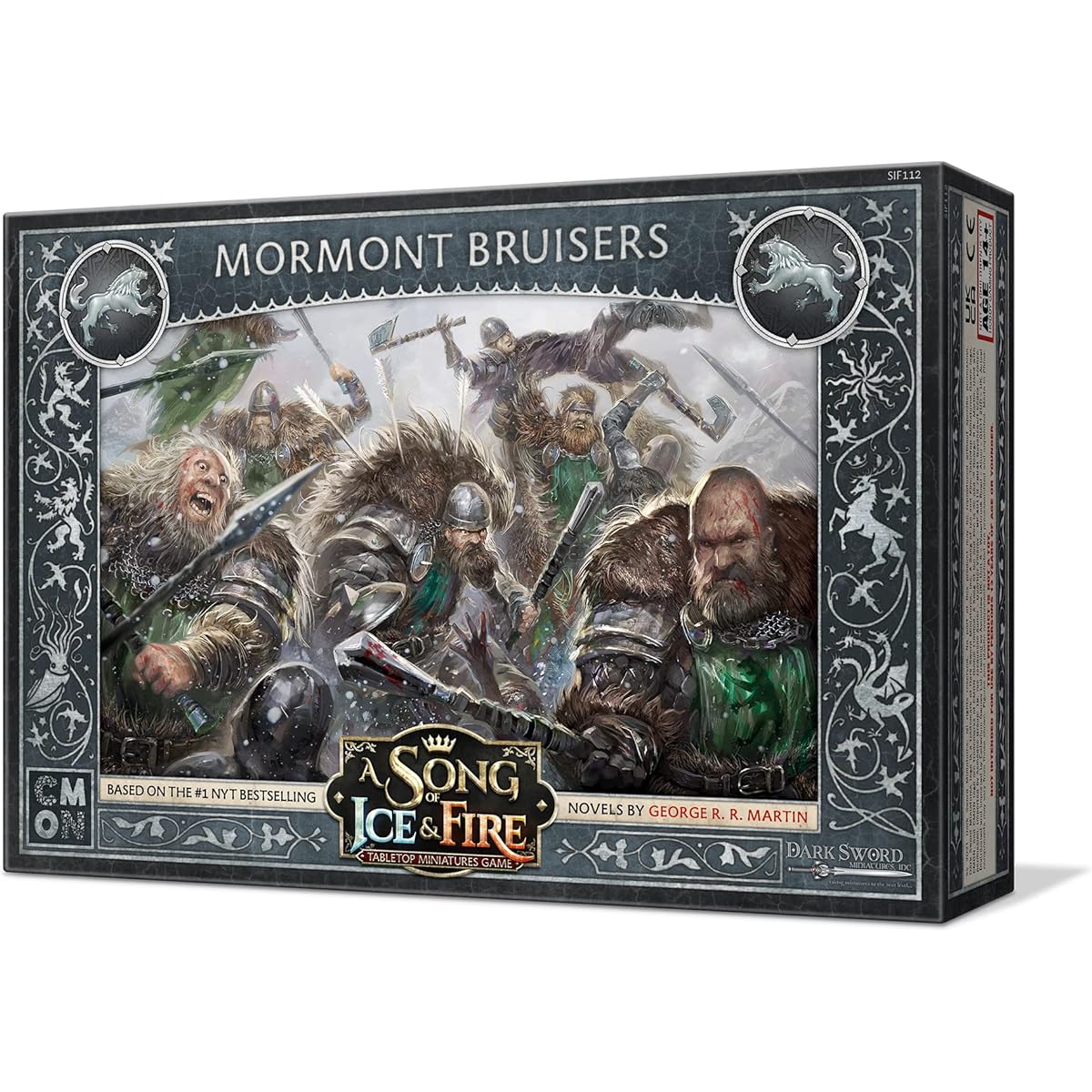 A Song of Ice and Fire Tabletop Miniatures Game Mormont Bruisers Unit Box | Strategy Game for Teens and Adults | Ages 14+ | 2+ Players | Average Play Time 45-60 Minutes | Made by CMON