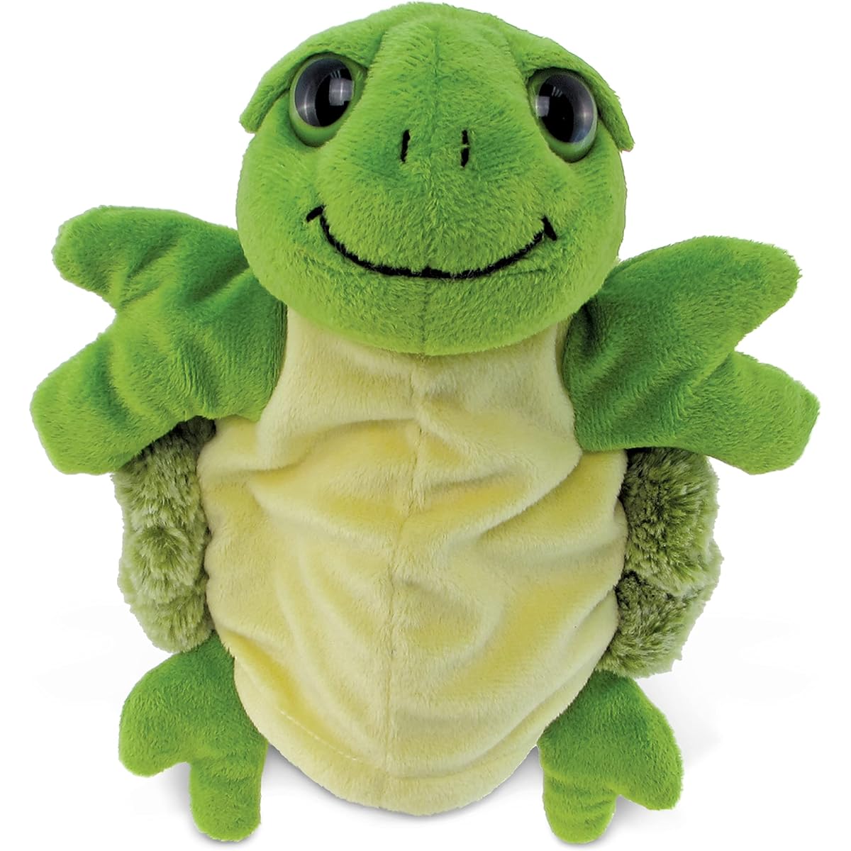 DolliBu Sea Turtle Plush Hand Puppets for Kids - Soft Stuffed Animal Plush Hand Puppet Toy Puppet Show Game Puppet Theater Adult Cute Puppets Teaching Kids Toddlers Educational Toys