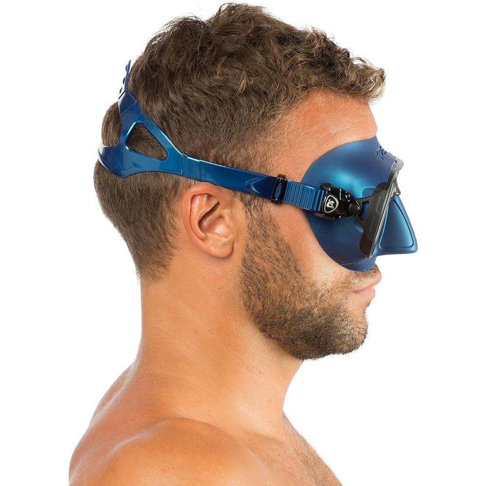 CRESSI Deep Freediving Spearfishing Mask & Snorkel Set [CALIBRO & CORSICA] Small Inner Volume Mask & Flexible Snorkel [Genuine Product]