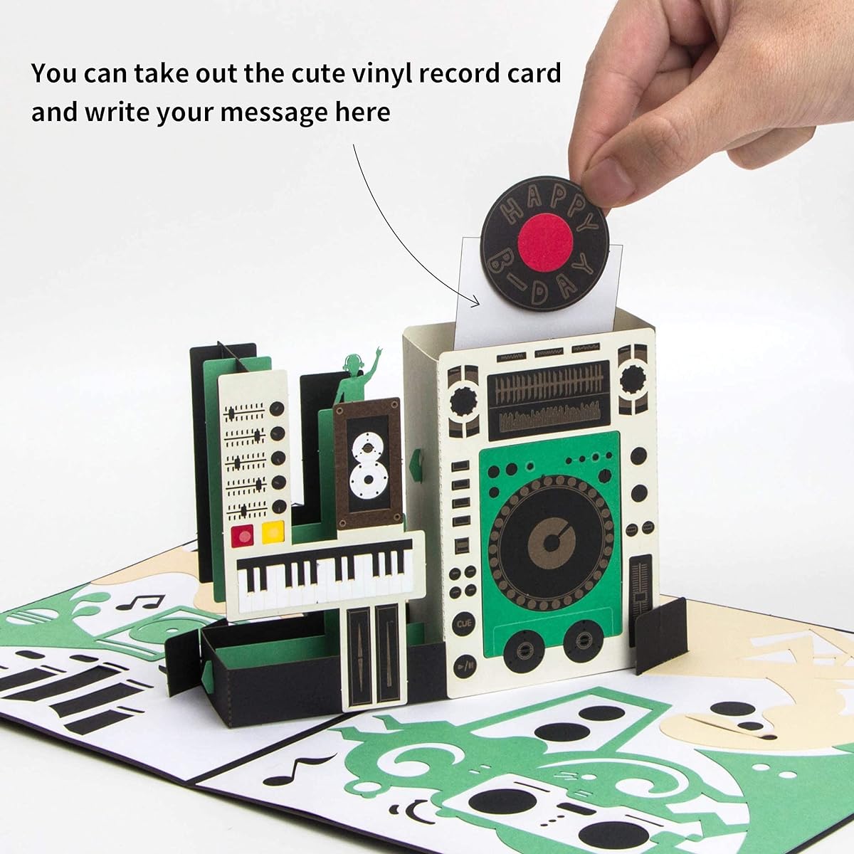 Ribbli 40th Birthday Party Handmade 3D Pop Up Cards Greeting Cards Happy Birthday Cards 40 Birthday Cards with Envelopes