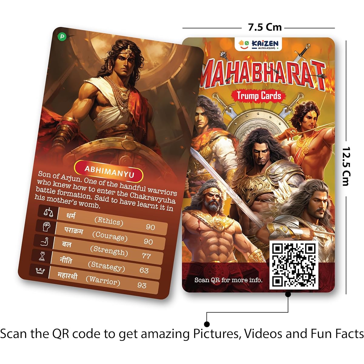 Kaizen MicroLessons Mahabharat Playing Cards