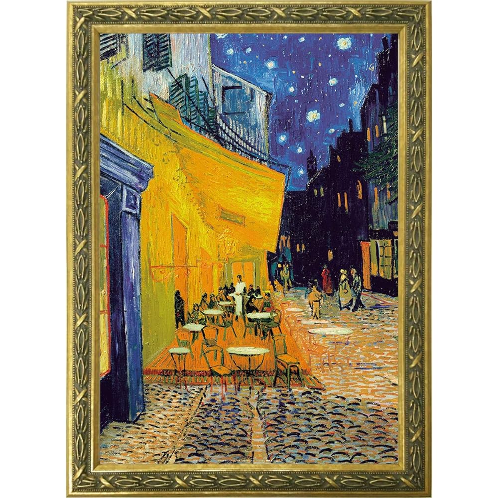 Tri-X Art Frame/Still Life Black Framed Art Poster Night Cafe Terrace Van Gogh Black Frame TXA-006B