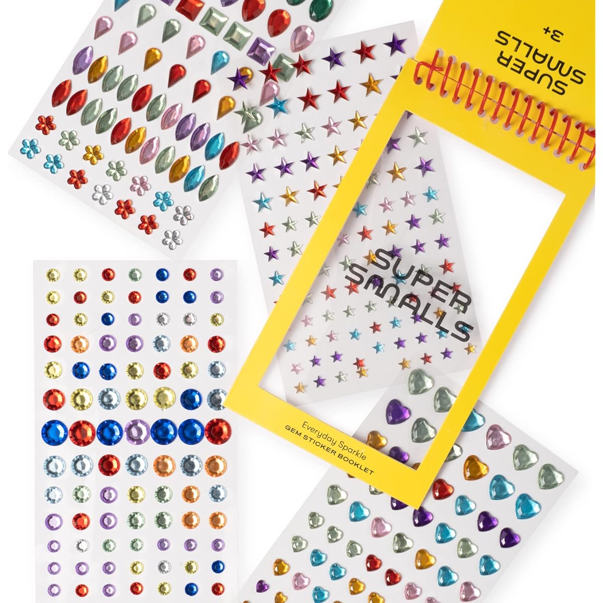 Super Smalls Everyday Sparkle 4 Page Gemstone Sticker Book for ages 3 and up
