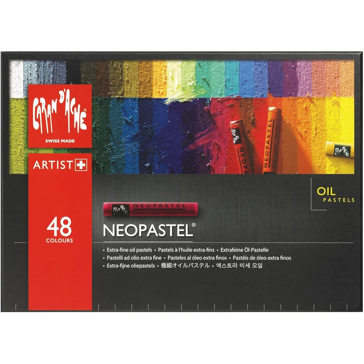 CARAN D`ACHE Caran d'Ache Pastel Oil-based Neopastel 7400-348 48-color set Officially imported