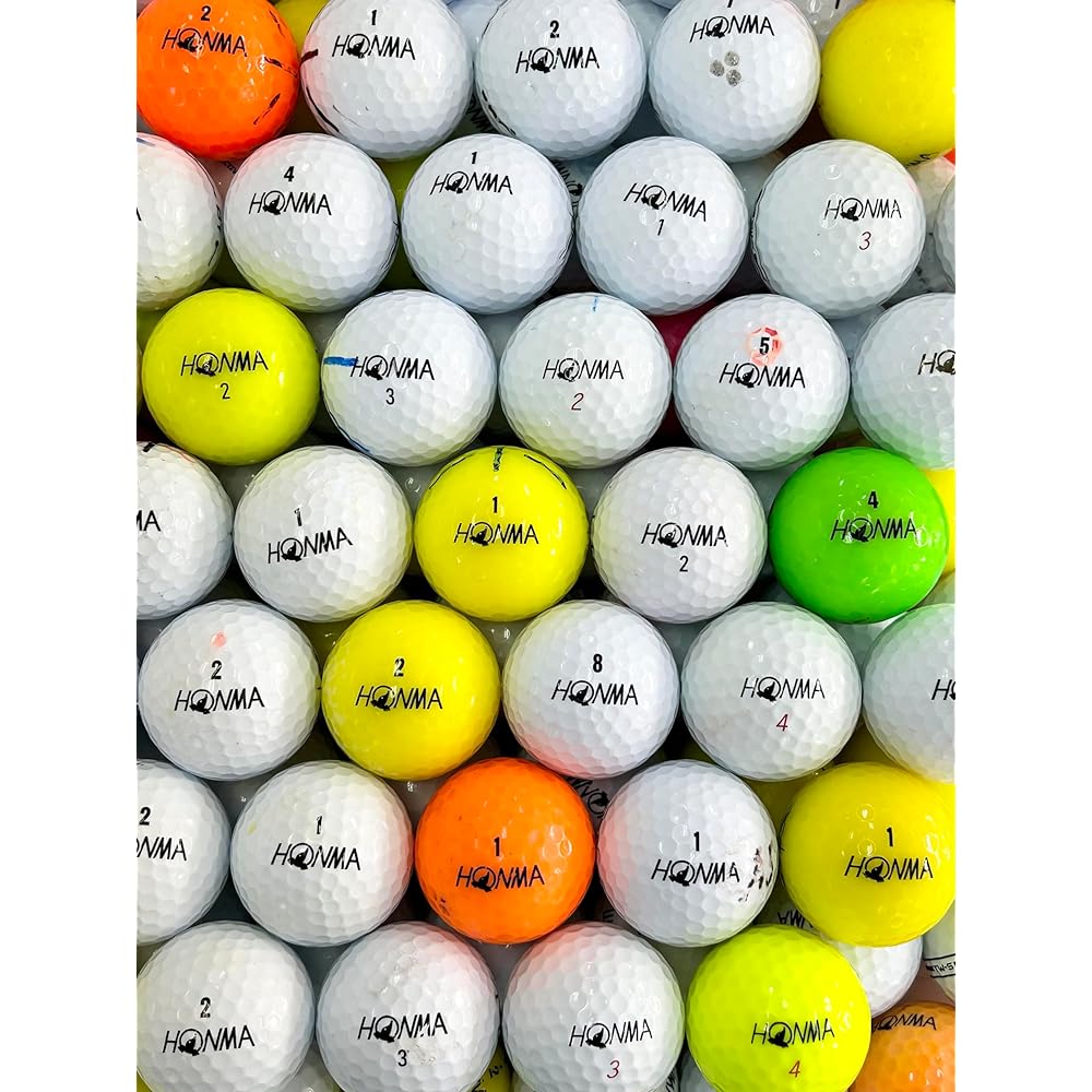 [50 Pieces] Lost Balls Various Popular Manufacturers AB B Rank Golf Balls 50 Pieces 50 Balls Great Value Set