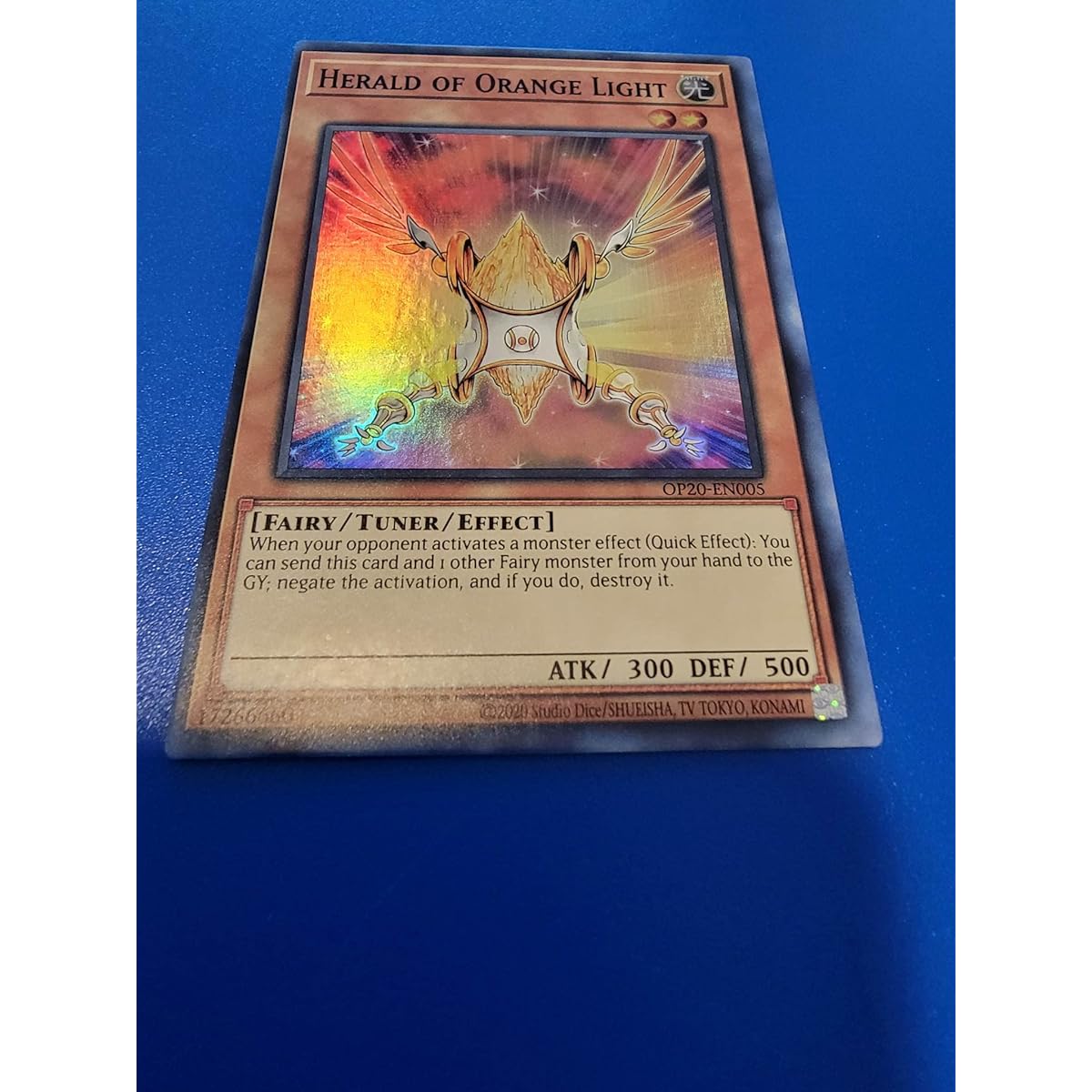 Herald of the Orange Light - OP20-EN005 - OTS Tournament Pack 20 - Super Rare.