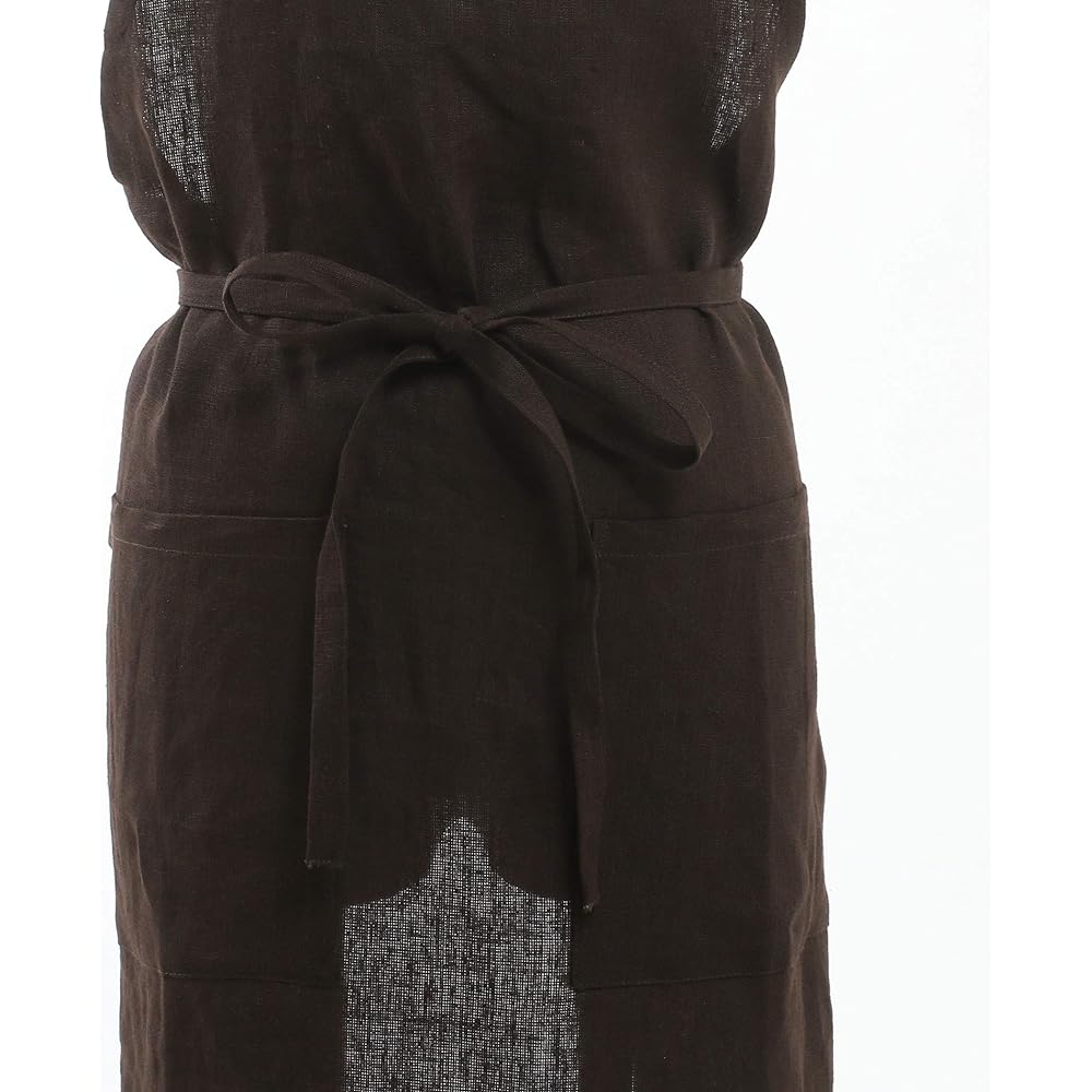 [Afternoon Tea Living] AfternoonTea LIVING Apron GW04 Linen Apron Brown