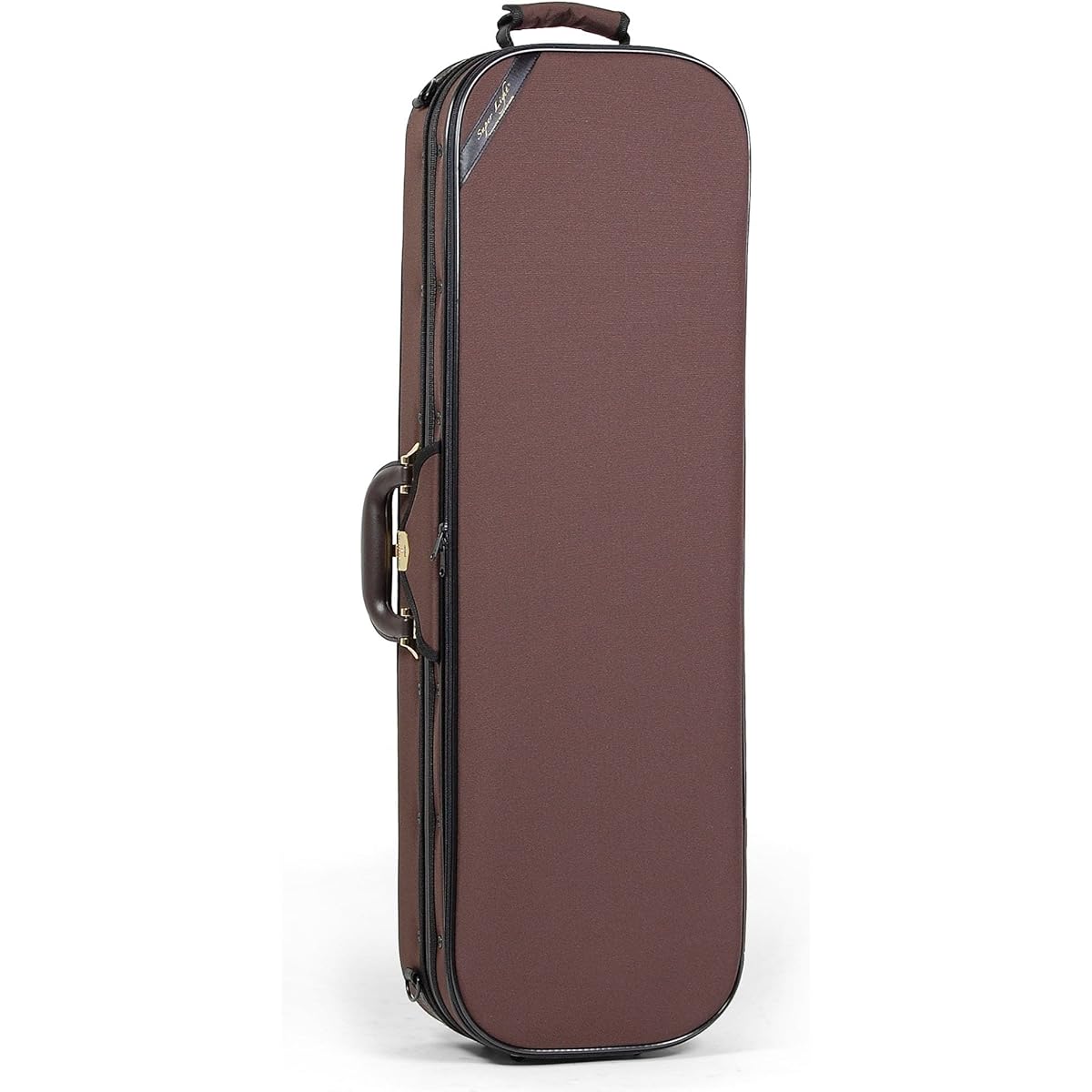 Super Light Oblong Violin Case (Square) Brown