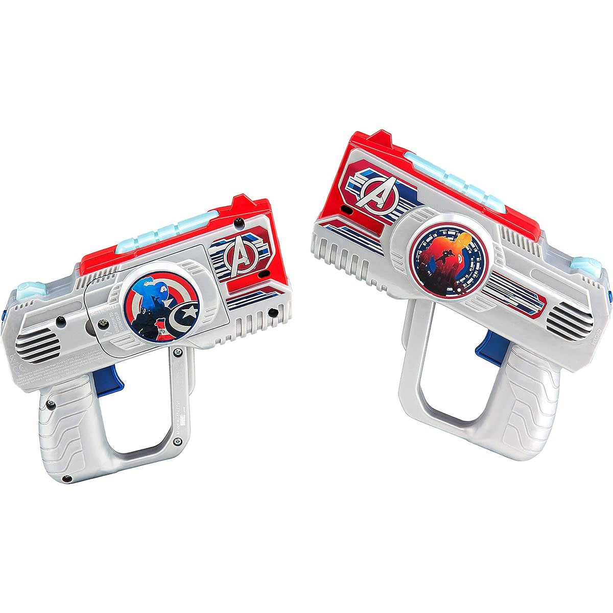 eKids Avengers Endgame Laser Tag for Kids - Infrared Laser Tag Blasters that Light Up and Vibrate