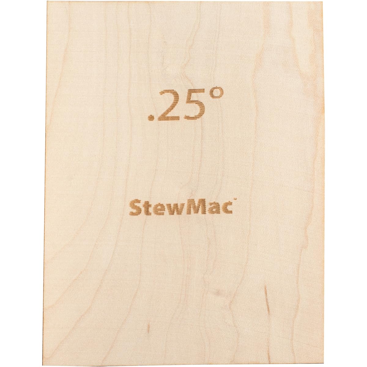 StewMac Base Neck Shim for Bolt-on Neck Solid Maple Blank Set of 3