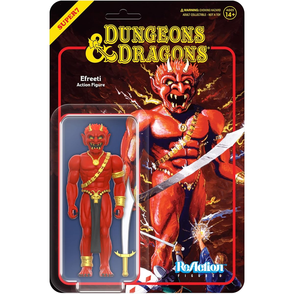Super7 Dungeons & Dragons Efreeti Dungeon Master's Guide - 3.75" ReAction Figure
