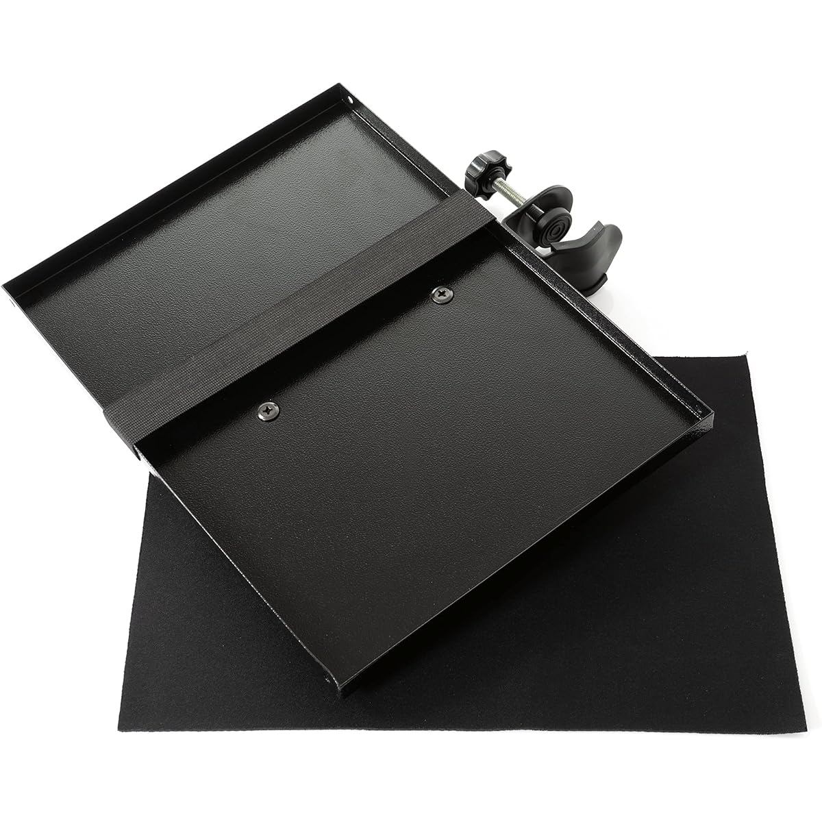 TDRSPLY Large Microphone Stand Rack Tray Microphone Stand Tray Holder for Stage/Studio/Classroom 13 x 9 Inch
