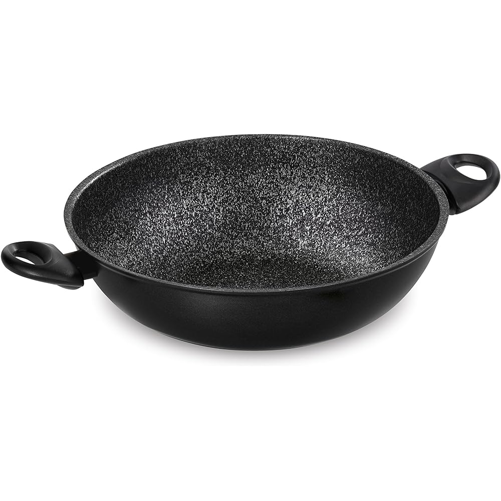 Barazzoni Granitica extra saucepan wok cm28 black 8551561288401