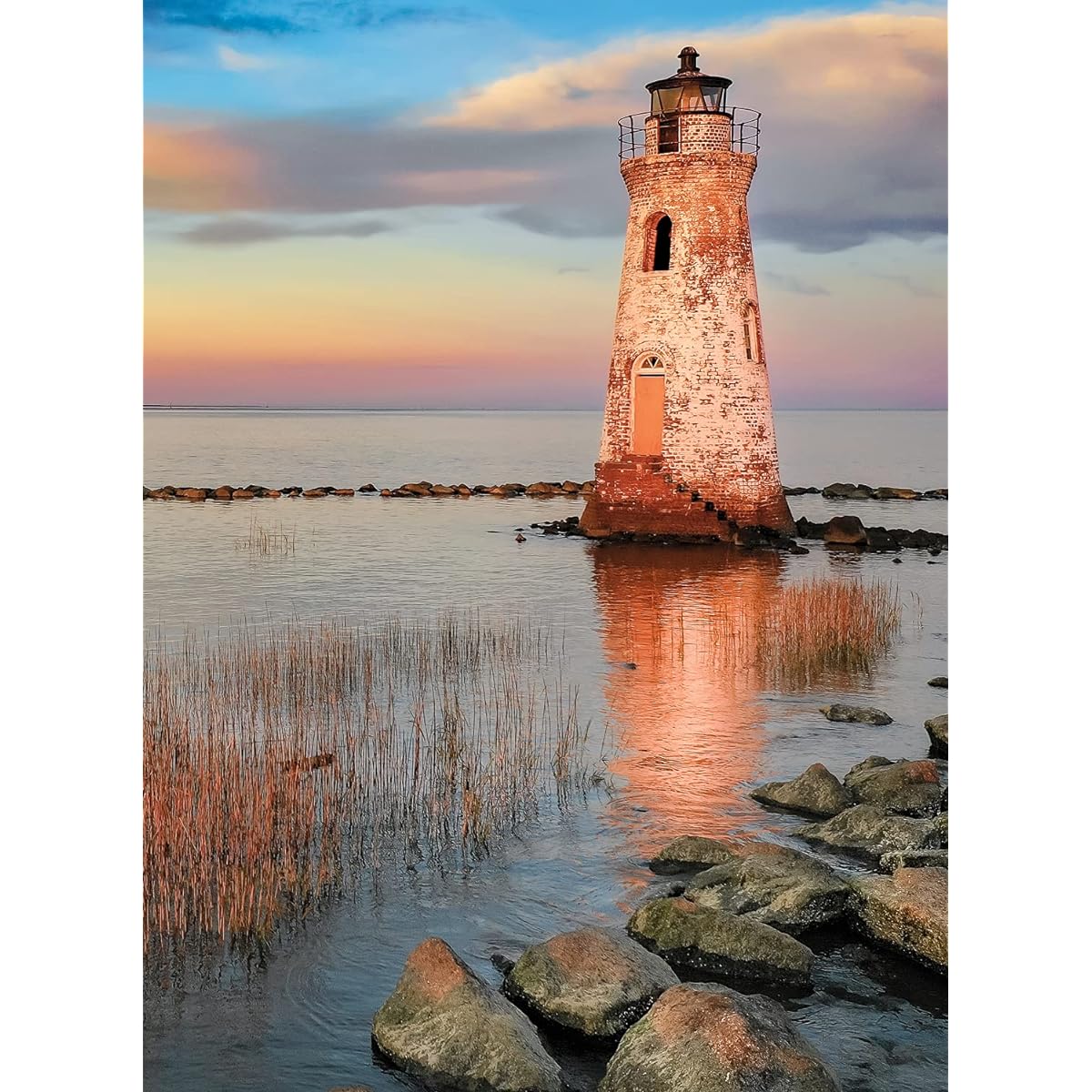 Buffalo Games - blanc - Tybee Island - 300 Piece Jigsaw Puzzle, White