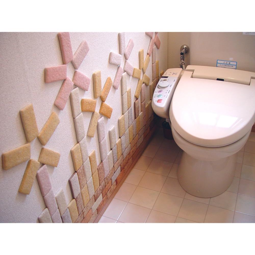 Cojit Wall Sticker Karukuru Mosaic Tile Brick Set of 100 Mixed