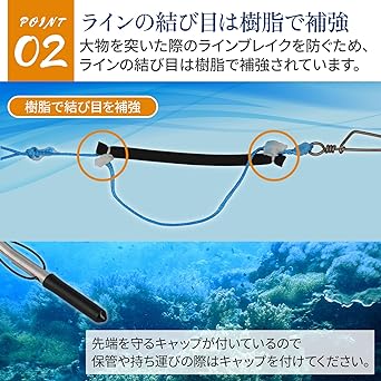 Waistcoat tip, can be attached to a wide harpoon with M8 screw, fish thrust, spearfishing, spearfish