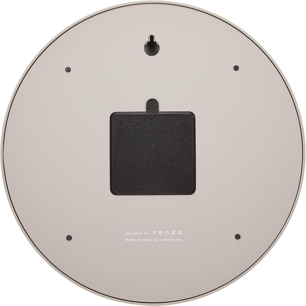 Lemnos Wall Clock Analog Dandelion Beige dandelion NL14-11 BG Lemnos Diameter 290 x Thickness 40mm