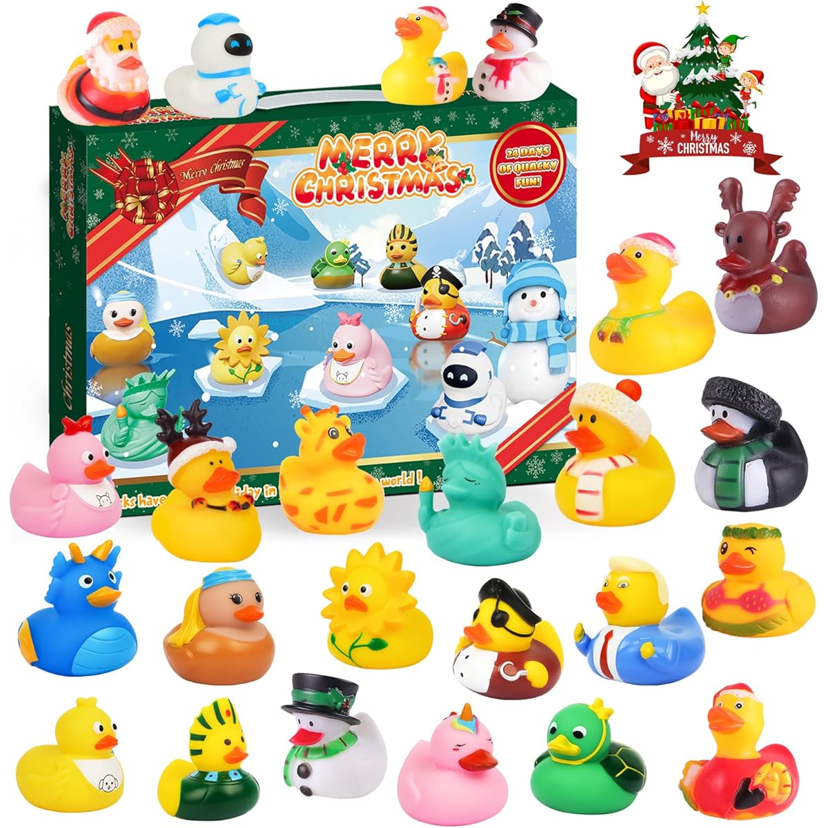 24 Piece Duck Toy for Kids