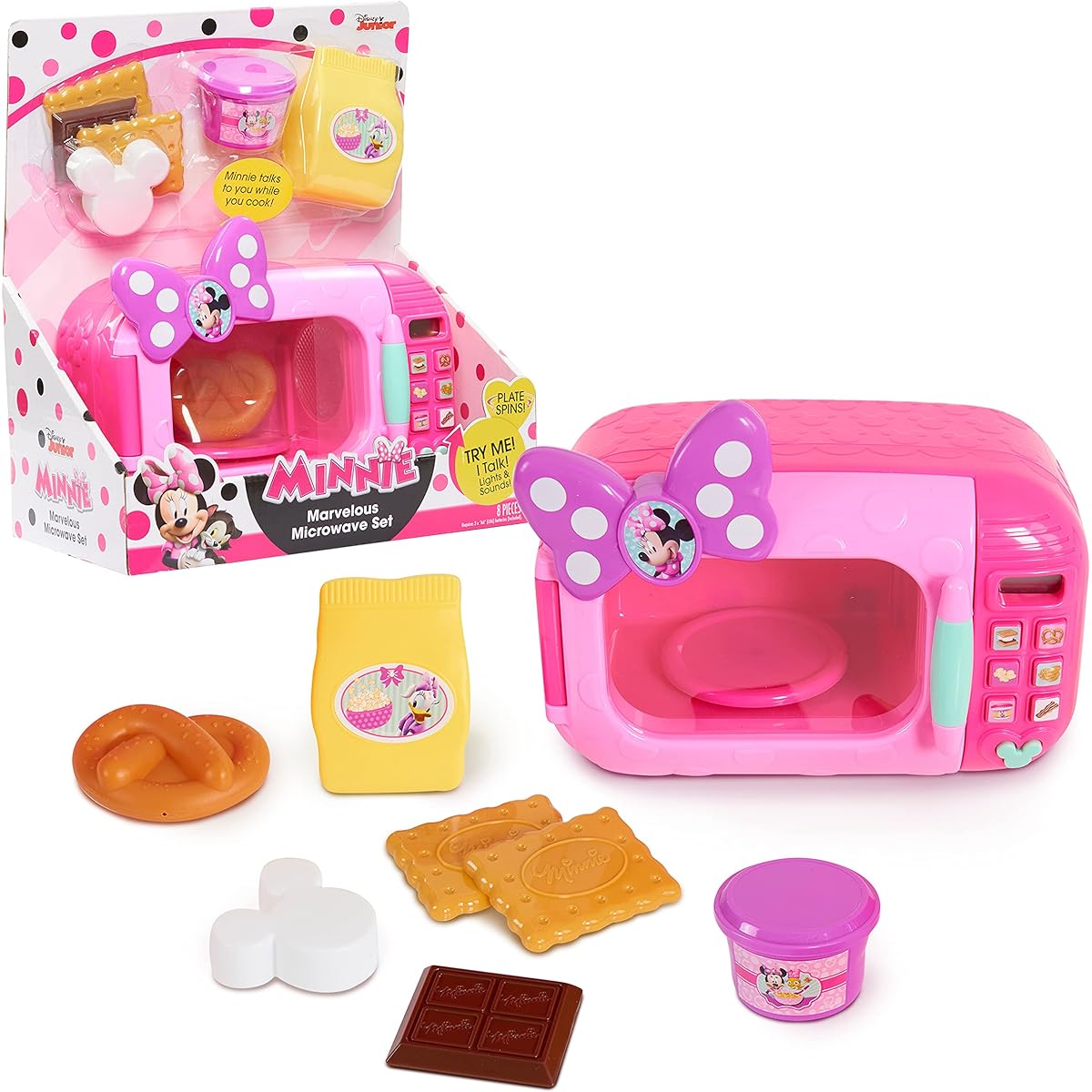 Minnie Mouse Kitchen Microwave Microwave Disney Toy Multicolor