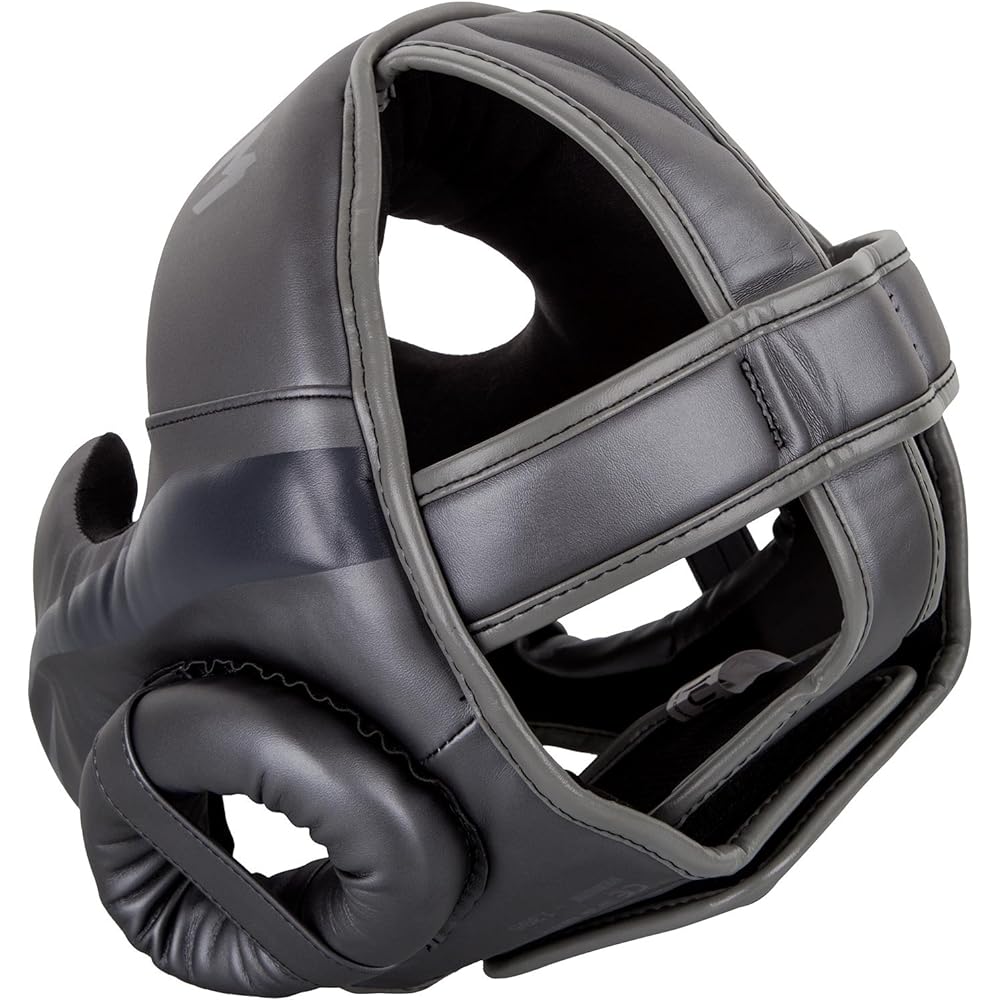 Venum Elite Headgear - Grey/Grey