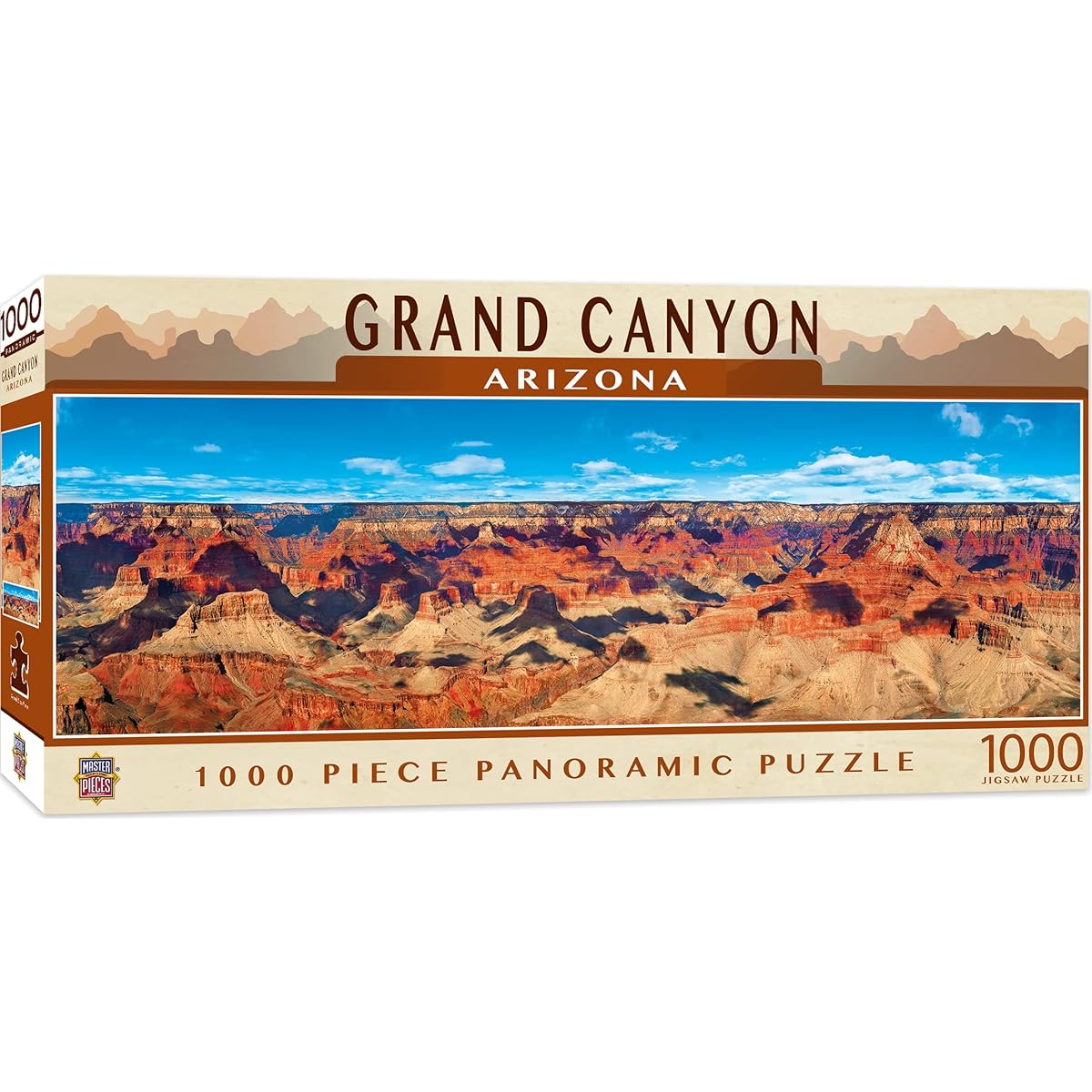 MasterPieces Jigsaw Puzzle 1000 Piece for Adults/Family/Kids Grand Canyon Panorama 13"x39"