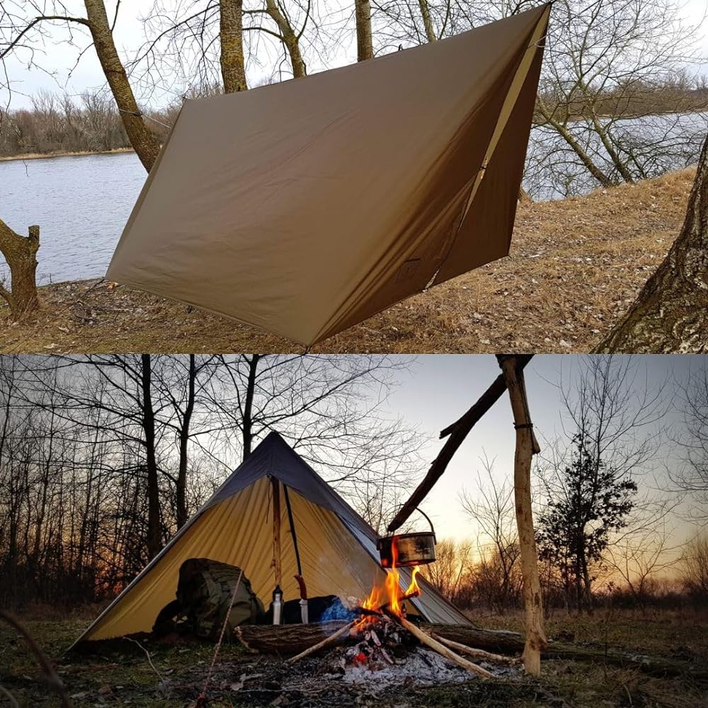 [BUSHMEN travel gear] [BUSHMEN travel gear] Tarp ULTRALIGHT 3x3 Tarp Ultralight Japanese genuine product