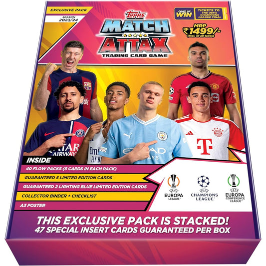 Topps UEFA Champions League Match Attacks 23/24 Trading & Collectible Card Game (Limited Pack)