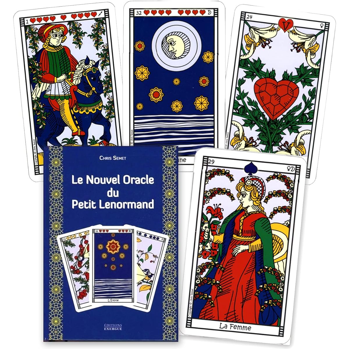 [Genuine] Marseille Lenormand [Meanings of Lenormand Cards in Japanese] Tarot Fortune Telling
