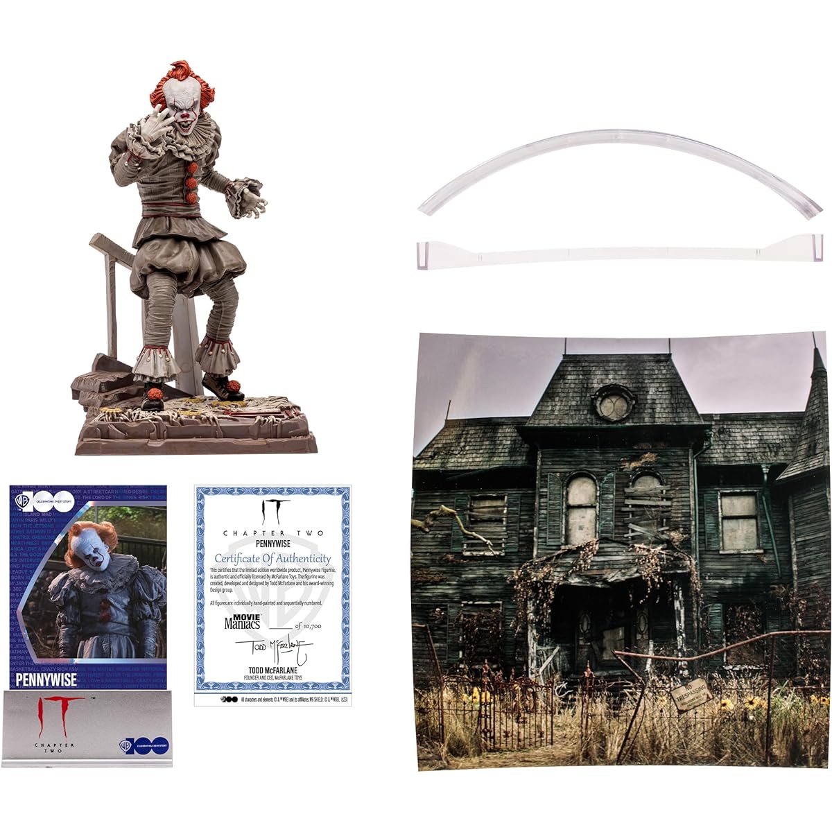 McFarlane - IT Chapter 2 - Movie Maniacs - Pennywise 6 inch pose figure