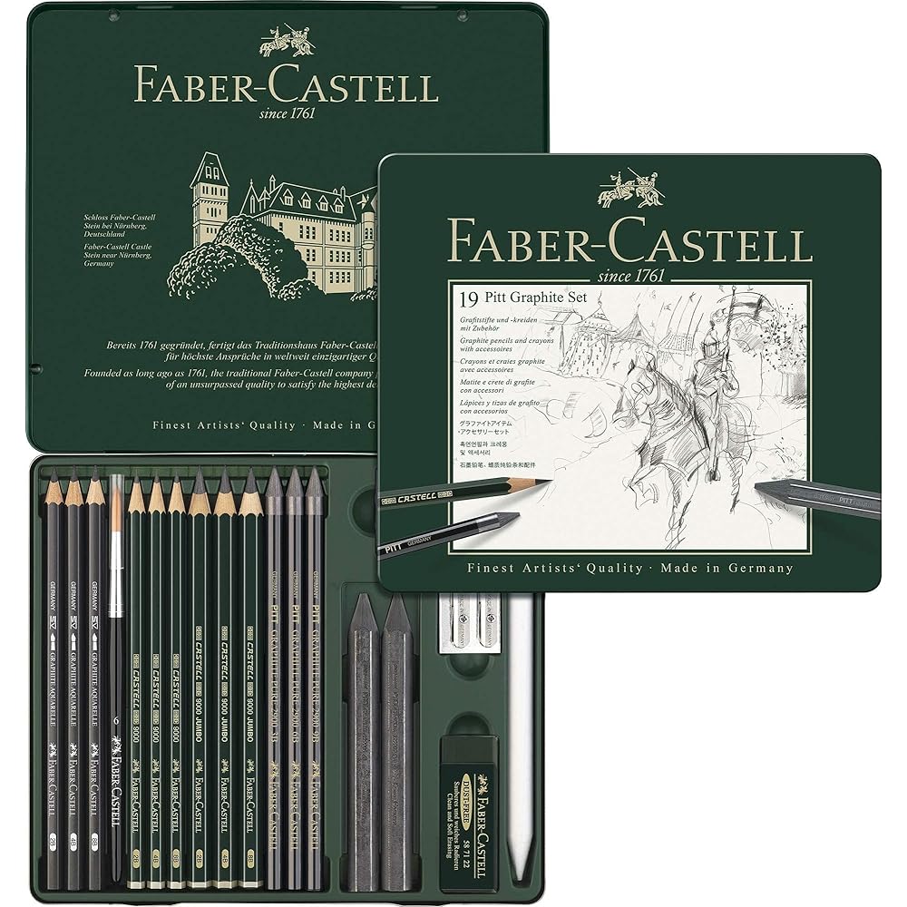 Faber-Castell Pit Graphite Set 112973 [Genuine Japanese Product]