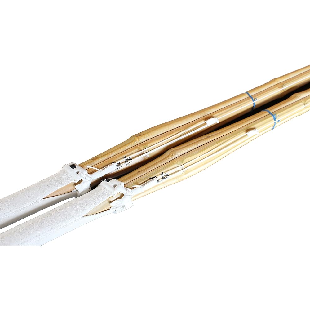 Bamboo swords, regular octagonal type, gingara style finished product, set of 2, for general use