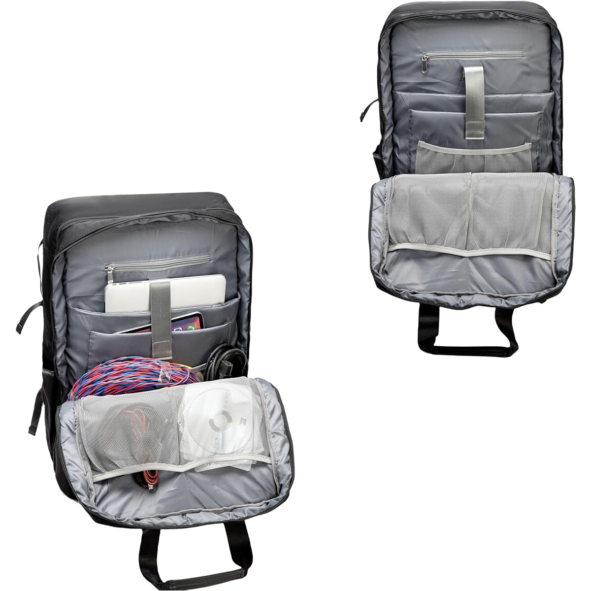 Rabjen DJ Backpack for Club Gig DJ Mixer Case Compatible with Pioneer DJ DDJ-REV1 DJ Controller Novation Launchkey 37 Key Keyboard etc.