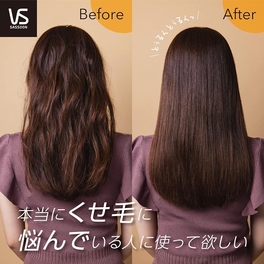Vidal Sassoon Straight Hair Iron Steam Station Magic Shine 5 Level Temperature Adjustment Water Tank Black VSS-9900/KJ