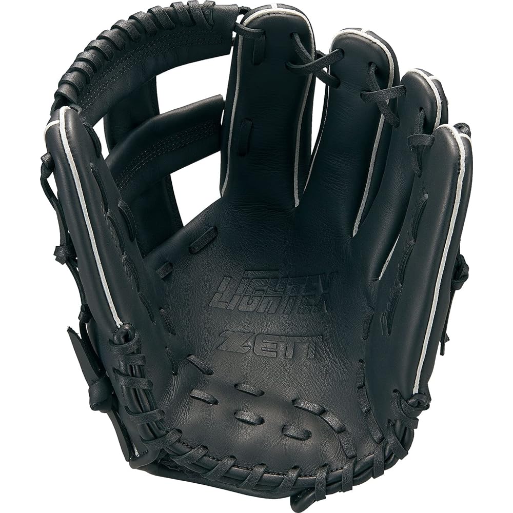 ZETT Soft Baseball Glove (Glove) Litex All-Round For Right Throw/Left Throw Black (1900) Size: 3/5