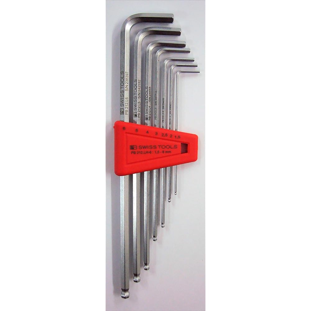 PB long hex wrench set with ball 212LH-6