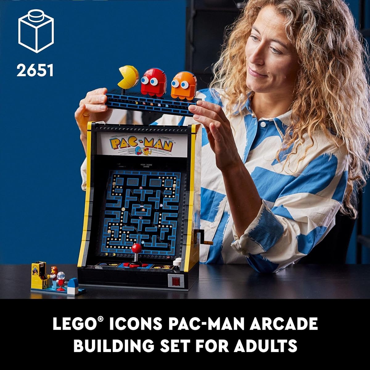 LEGO Icon Game Center Machine Pac-Man 10323 Toy Block Gift Video Game