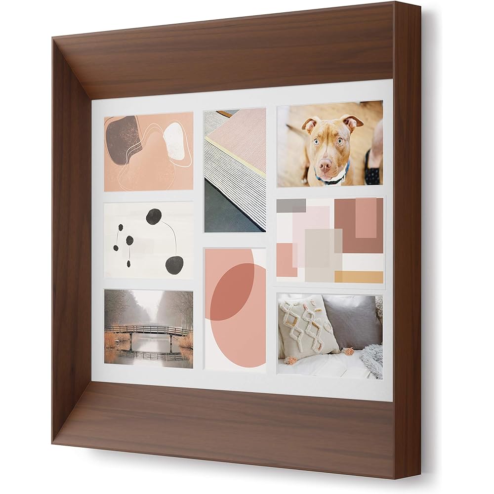 [Official] umbra Photo Frame Wall Photo Display Photo Frame Large Wall Wall Decoration LOOKOUT Light Natural Wood 210168451055 50 × 6 × 50 cm