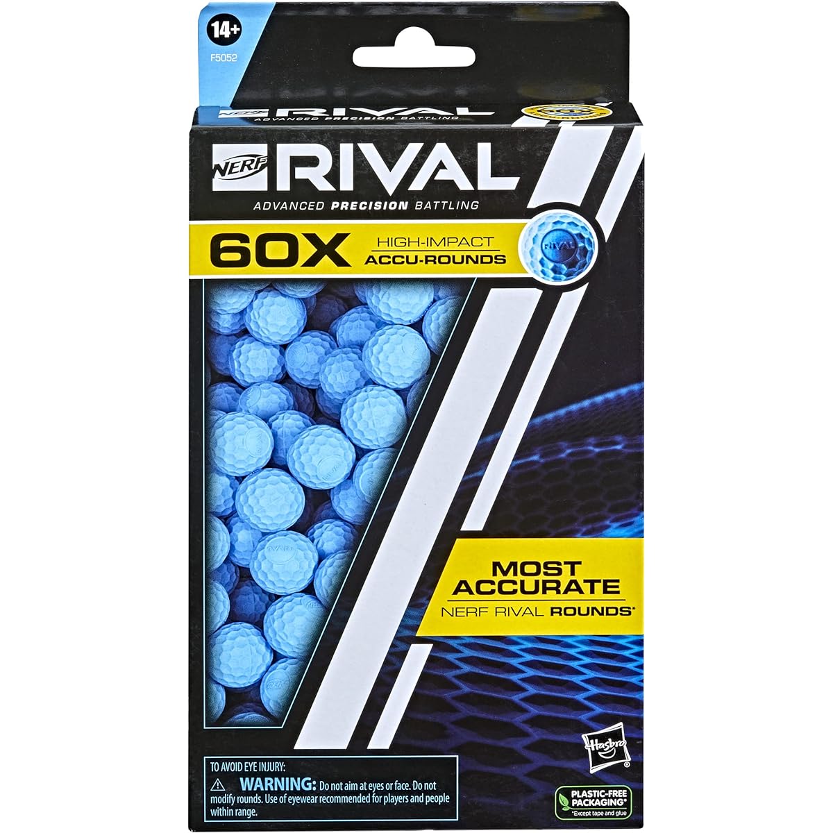 NERF Rival 60 Accu-Round Refill, Multicolor, F5052