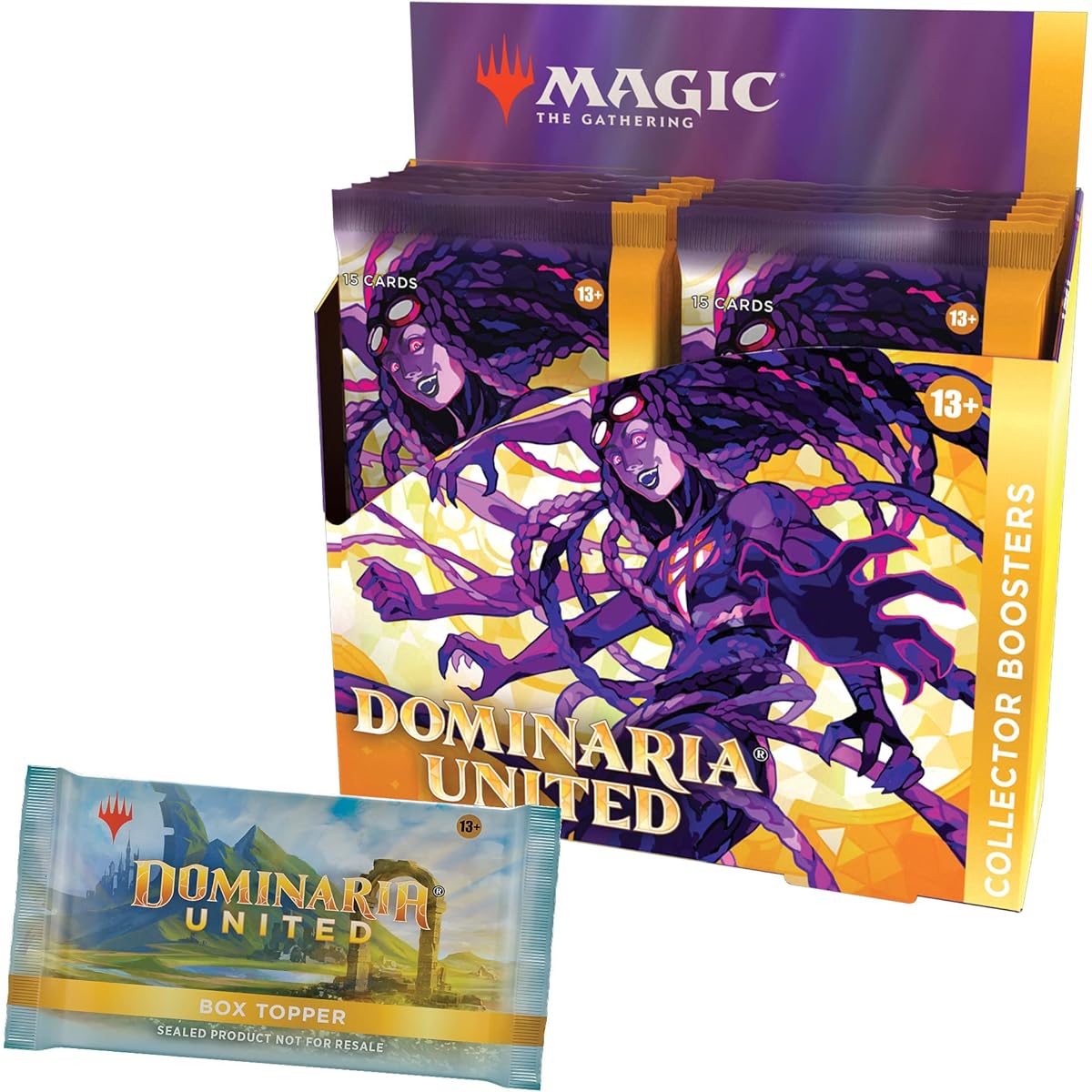Magic: The Gathering Dominaria Solidarity Collector Booster English Version (BOX) 12 Packs C97170000 MTG Trading Card Wizards of the Coast C97170000