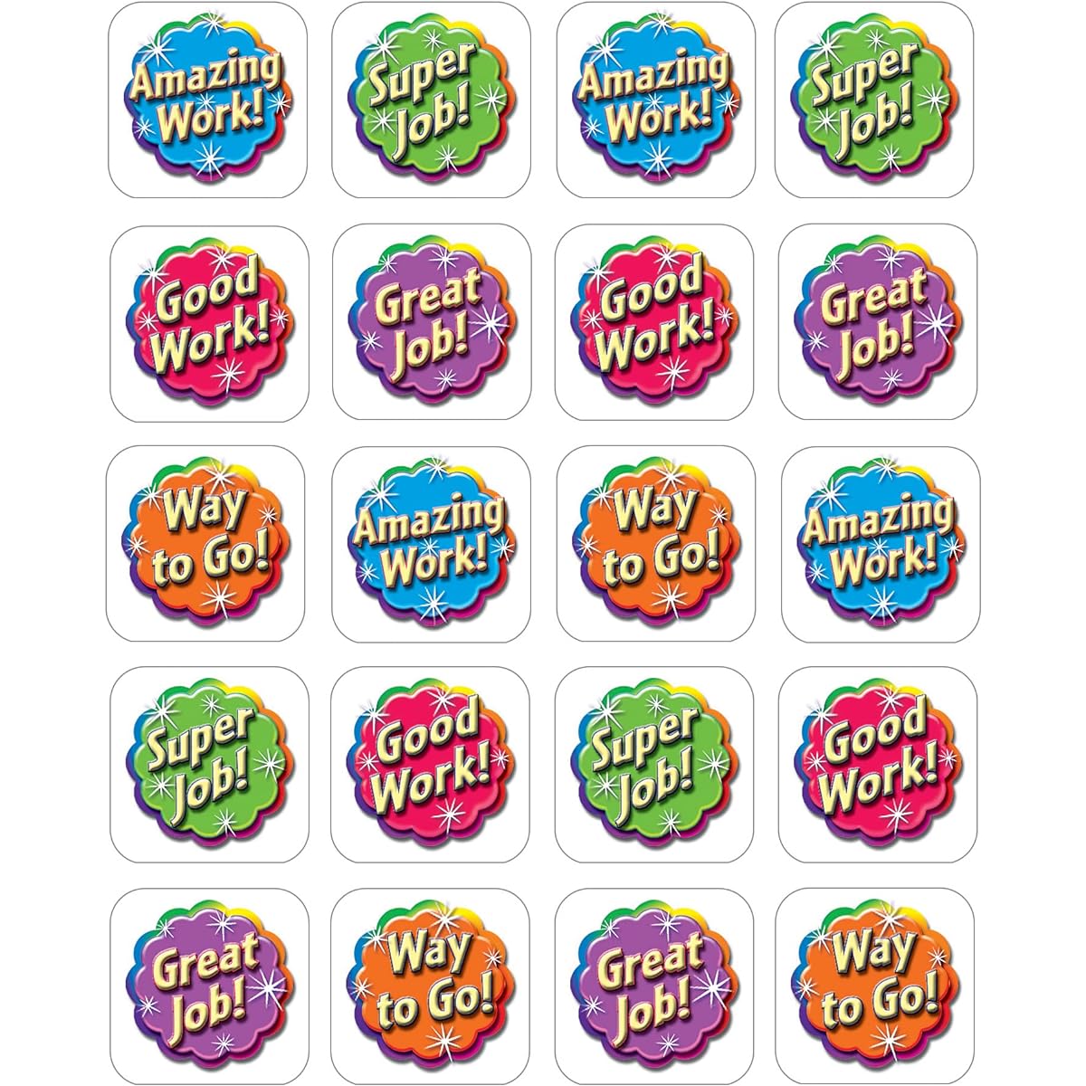 Good Work Stickers 120 Stks