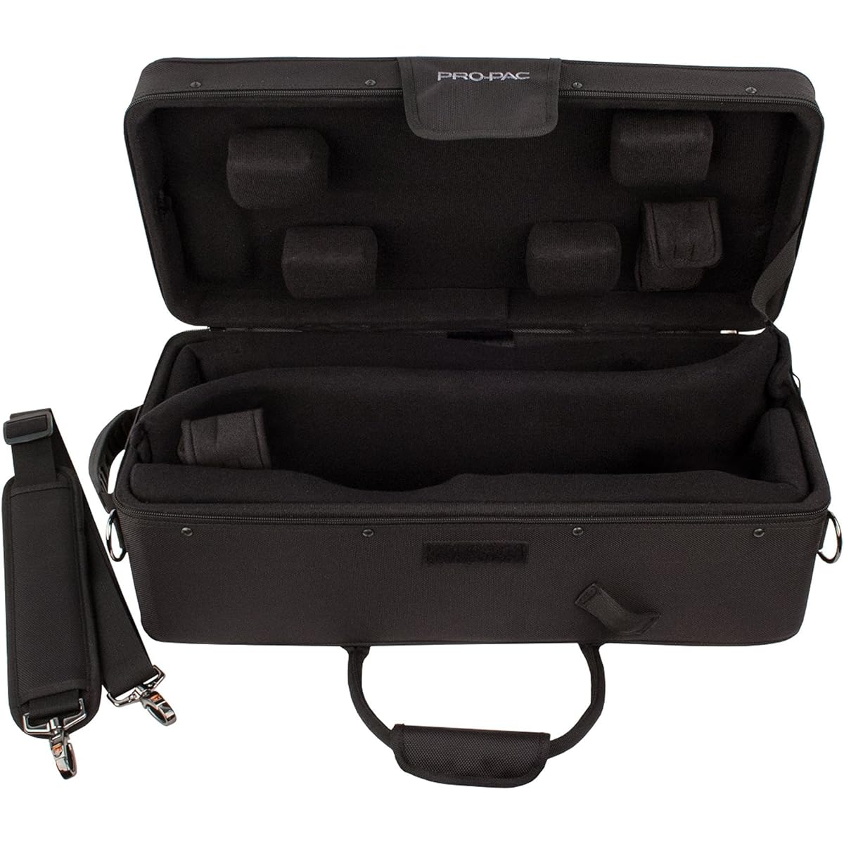 PROTEC trumpet semi-hard case double storage for 2 IP301D black