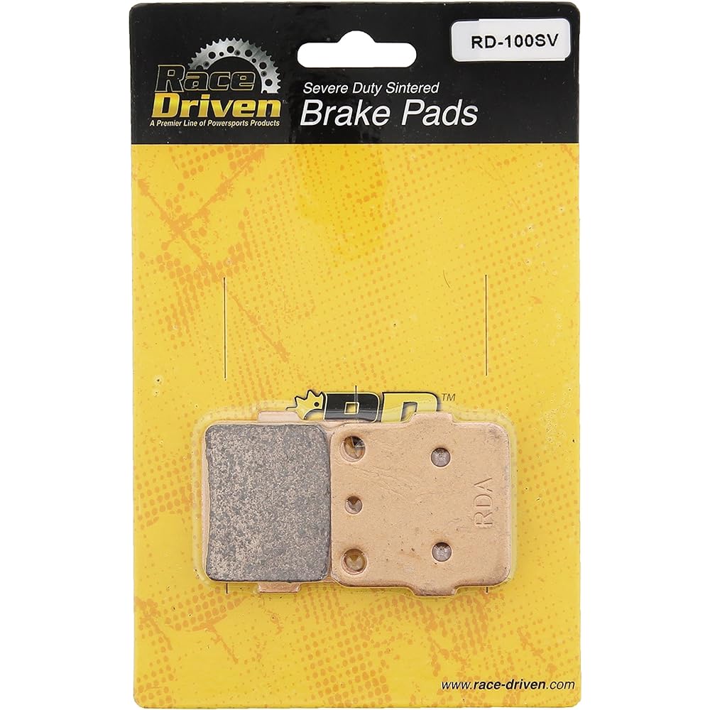 Race Driven Sintered Metal Heavy Duty Front and Rear Brake Pads for Yamaha Grizzly YFM 660 YFM660