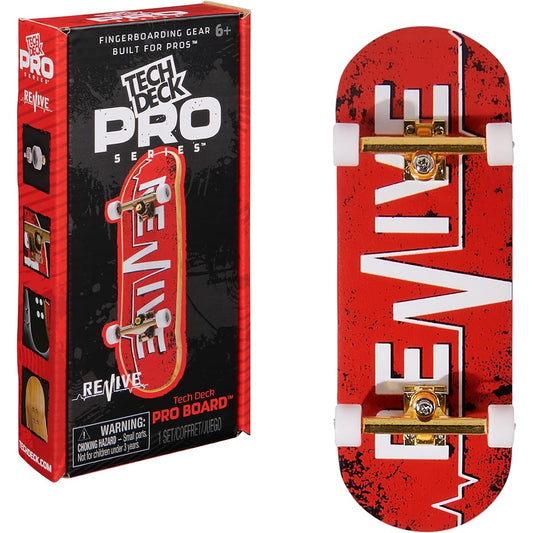 TECH DECK Revive Pro Series Fingerboard with Storage Display Professional Authentic Mini Skateboard Kids Toy Ages 6+