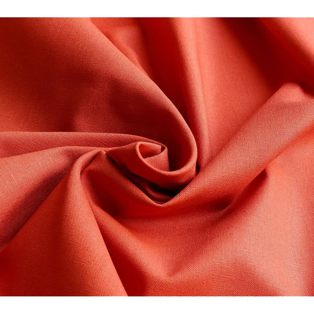 Nippon Chuko NBK Cotton Linen Canvas Fabric 110cm Width x 9m Cut Cut 10D Sunset ICH19000-10D Crafts/Handmade Supplies