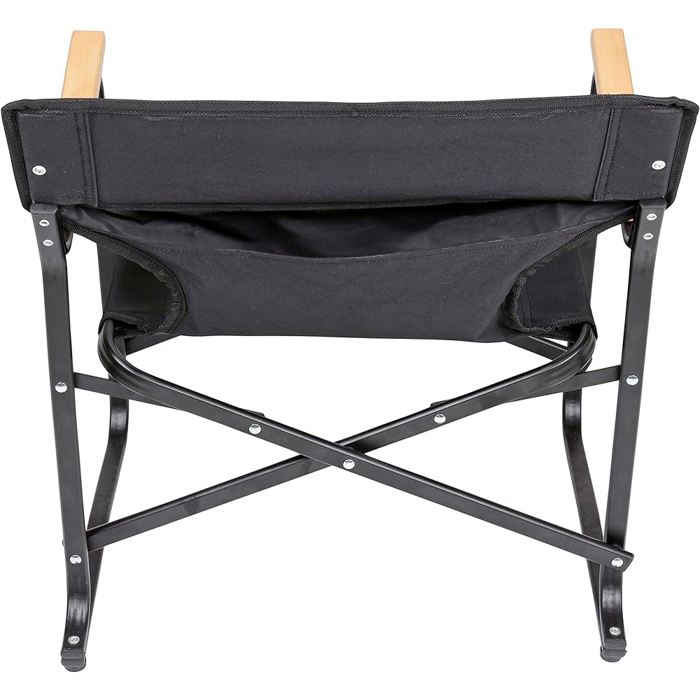 CAPTAIN STAG Outdoor Chair Low Style Director Chair Mini CS Black Label UC-1674 Width 500 x Depth 390 x Height 560mm