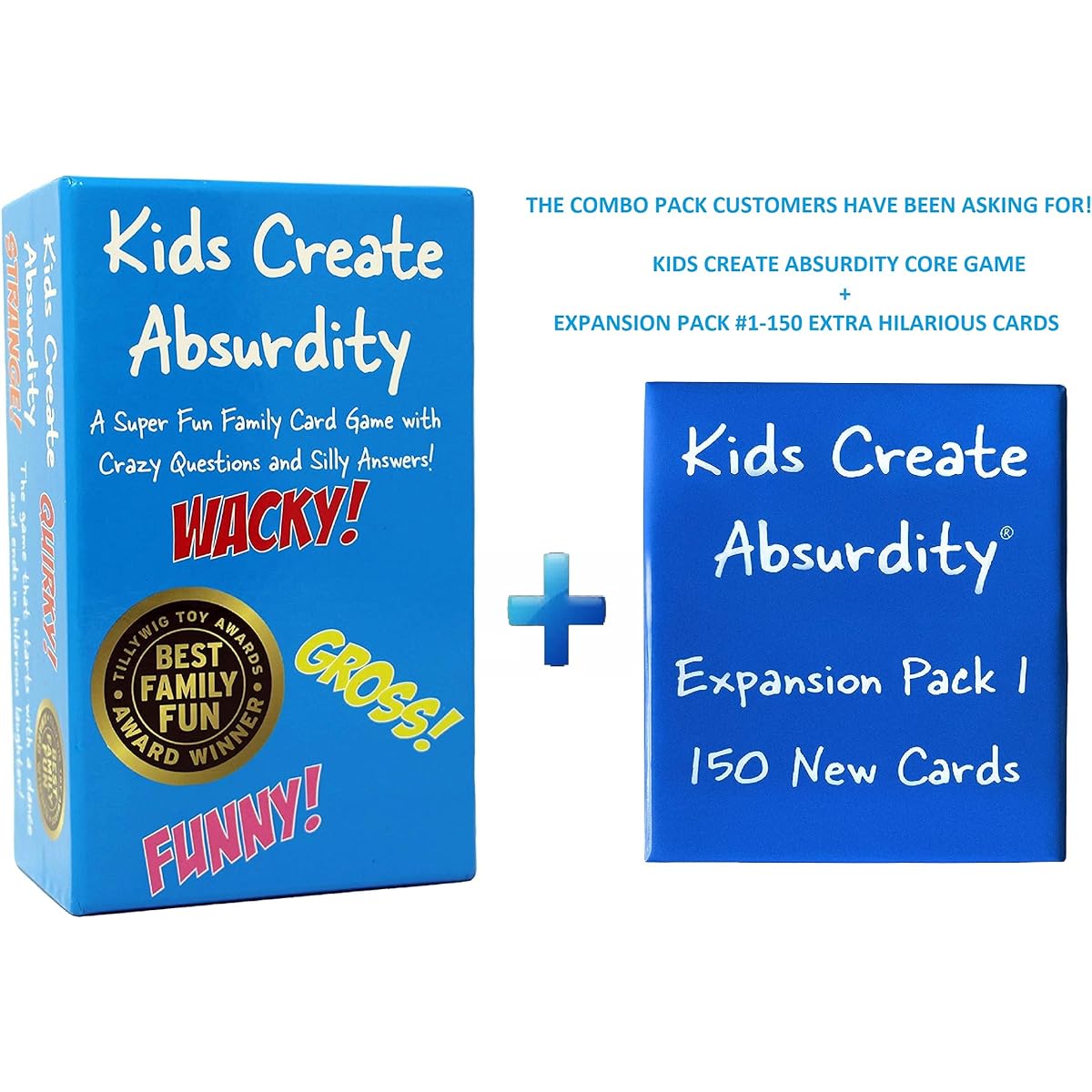 TheGag Kids Create Absurdity-Fun Card Game Kids Family Game Night Expansion Pack #1 Winner