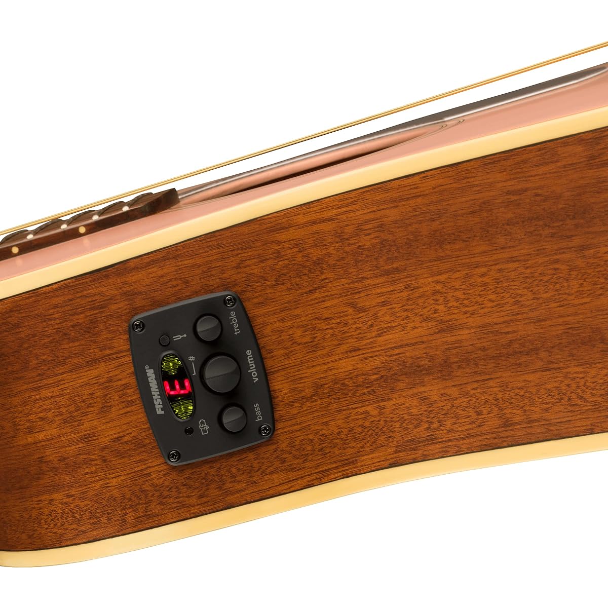 Fender Electric Acoustic FSR Malibu Player, Walnut Fingerboard, Shell Pink with Soft Case
